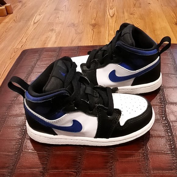 Nike Other - Nike Toddler/Infant Air Jordan 1 mid Game Royal TD 640735-140. Size 8C / 8 C EUC